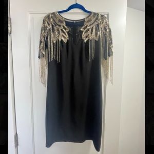 SEQUIN MIDI BLACK DRESS | GOING OUT DRESS